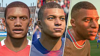 Kylian Mbappe in every FIFA game (FIFA 16 - FIFA 22)