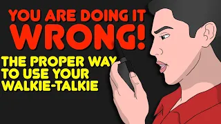 Proper Walkie Talkie Technique - How To Use A UV-5R, GMRS, Ham HT, Or CB Handheld Radio