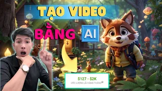 Tạo Video Câu Chuyện HOẠT HÌNH 3D Bằng Công Cụ AI MIỄN PHÍ - Kiếm Tiền Từ Video AI