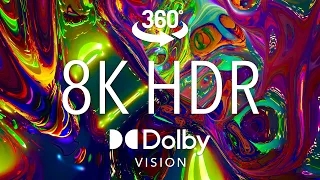 8K HDR Digital Art ｜ 360° VR Tunnel ｜ Dolby Vision