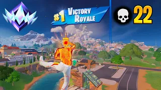 High Kill Solo Ranked Win Full Gameplay (Fortnite Chapter 5 Season 2)