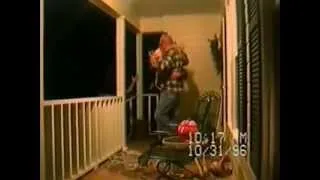 Famous Scarecrow on the Porch gets Punched - Original Video Released