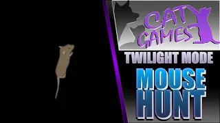 CAT GAMES - MOUSE HUNT IN TWILIGHT MODE (FOR CATS ONLY)
