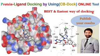 Perform docking ONLINE in 5 MINUTES |CB-Dock |Cavity-detection Blind Docking |Easiest & best docking