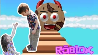 Roblox Obby But In Real Life | Blocksy Obstacle Course for kids