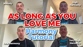 As Long As You Love Me - Backstreet Boys | HARMONY TUTORIAL
