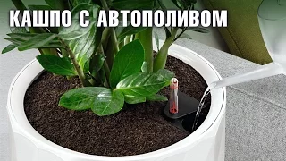 Кашпо с автополивом💧 для комнатных растений 🌻