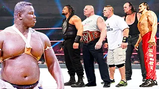 African Bombardier vs Roman Reigns, Brock Lesnar, John Cena, The Undertaker & The Great Khali