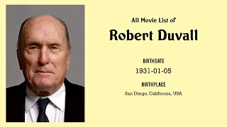 Robert Duvall Movies list Robert Duvall| Filmography of Robert Duvall