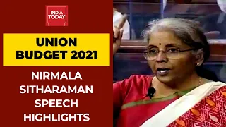 Union Budget 2021-22: Nirmala Sitharaman’s Speech In Parliament | Highlights