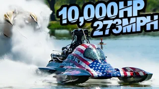 10,000HP Drag Boats | 273MPH in 3 Seconds! (World's FASTEST Drag Boats)