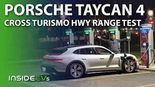 Porsche Taycan 4 Cross Turismo: InsideEVs 70 MPH Highway Range Test