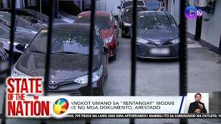 Babaeng sangkot umano sa "rentangay" modus at pamemeke ng mga dokumento, arestado | SONA