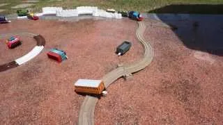 Детская железная дорога видео.