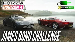 Forza Horizon 4 - JAMES BOND Challenge! | ASTON MARTIN vs JAGUAR!