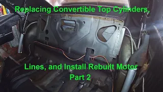 Convertible Top Cylinders and Lines Replacement