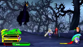 Kingdom Hearts Birth By Sleep: Maleficent (Dragon Form ) Boss Fight (PS3 1080p)