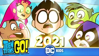 Teen Titans Go! po polsku | Najlepsze momenty z 2021 roku z Młodzi Tytani: Akcja! | DC Kids