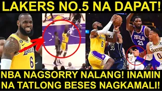 INAMIN ng NBA! Lakers TATLONG Beses ng NADAYA! Number 5 na Sana sa West! Foul Lahat to!