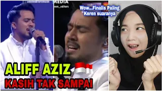 ALIFF AZIZ - KASIH TAK SAMPAI - GEGAR VAGANZA 2021 - MINGGU 2 REACTION!!