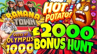 £2000 Bonus Hunt! £2 Stakes with 12 Slots Bonuses! | SpinItIn.com