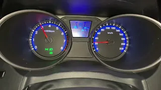 Разгон Hyundai Tucson 2.0 AWD 2011 0-170km/h (acceleration)