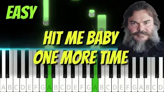 Play hit me baby one more time in C on Piano - Easy!