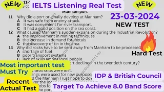 IELTS Listening Practice with Recent Actual IELTS Exam with Answers [Real Exam 54] 23rd March 2024