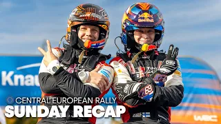 Back to back WRC Champions 🏆 Central European Rally Sunday Recap