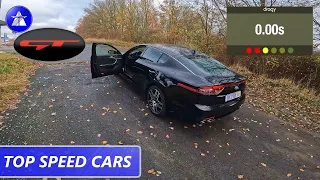 Kia Stinger GT TOP SPEED DRIVE ON GERMAN AUTOBAHN *Dragy acceleration 0-100/100-200 km/h *HQ SOUND