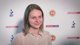 2019 Турнир претенденток. 11 тур. Интервью с Анной Музычук.
