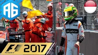 F1 2017 #6 GP DE MÔNACO - PERDI A MAIOR OPORTUNIDADE, NÃO FAÇO MAIS ISSO! (Português-BR) CARREIRA