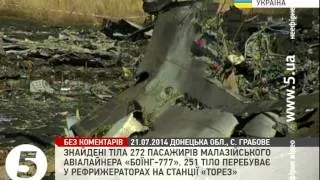 #Boeing777: Знайдено 272 тіла загиблих / #MH17