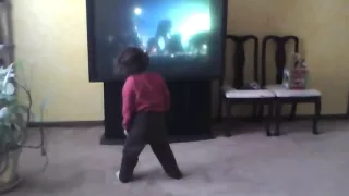 Michael Jackson Thriller baby dance