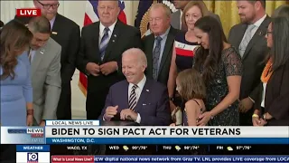 WATCH: Pres. Biden signs PACT Act