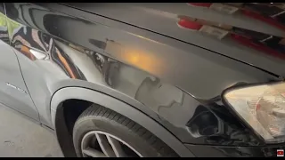 How to remove Front Guard BMW X3 Take off Fender Panel Replacement