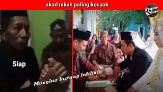 Kok bisa salah  berkali kali sih.!! akad nikah paling lucu bikin ketawa terus