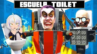 ENTRO EN LA ESCUELA DE SKIBIDI TOILETS!! (Skibidi Toilet mod) | ChuyMine REACCIONA a TheKalo