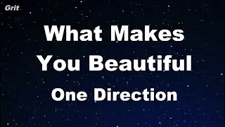 What Makes You Beautiful - One Direction Karaoke 【No Guide Melody】 Instrumental