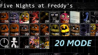 Ultra Custom Night - FNAF1/20 Mode Completed (Eye Strain Warning)