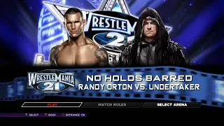 WWE 2K14 PS3 - Randy Orton VS Undertaker - Defeat The Streak (No Weapon)