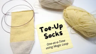 Toe-Up Socks | Magic Loop | Step-By-Step Knitting Tutorial | Knitting House Square