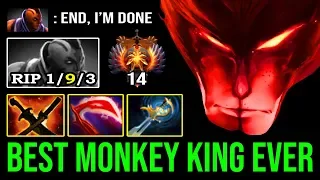 THE BEST MONKEY KING SPAMMER I'VE SEEN 100% Crazy Juke & Dodge Master Tier God 23min GG by FN DotA 2