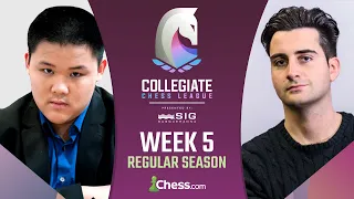 Heavy Hitters Webster & SLU Look To Cement Their Lead | Collegiate Chess League Week 5 2024 !sig