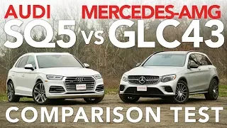 2018 Audi SQ5 vs Mercedes-AMG GLC 43 Comparison Test