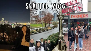 Seattle Travel Vlog! Pike place market, space needle, coffee shops