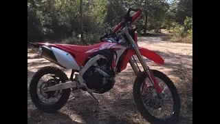 CRF450L 1st Time Off Road: Trails & Motocross Track At Styx River