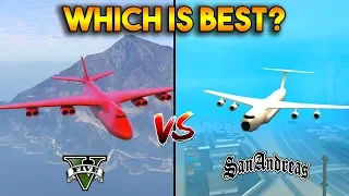 WHICH IS BEST CARGO PLANE? (GTA 5 VS GTA SAN ANDREAS)