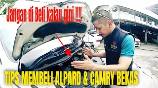 TIPS Membeli Mobil Bekas Alphard & Camry Agar Tidak Salah Pilih