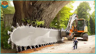 45 AMAZING Fastest Big Forestry Chainsaw Machines Working At Another Level | Best Of The Week